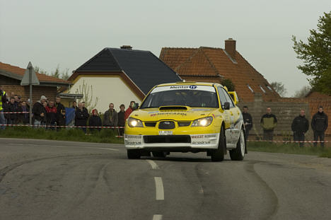 Tilskuere til Rally Sønderjylland Skærbæk kan nemt finde frem til de gode tilskuersteder, så det kan følge hold som Martin Johansen/Finn Thomsen under løbet.